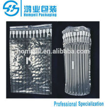 plastic air bag packaging for toner cartridge HP6511/27X/column air cushion warpping/air filling packaging